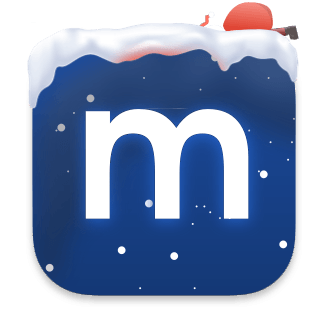 Logotipo navidad marathon